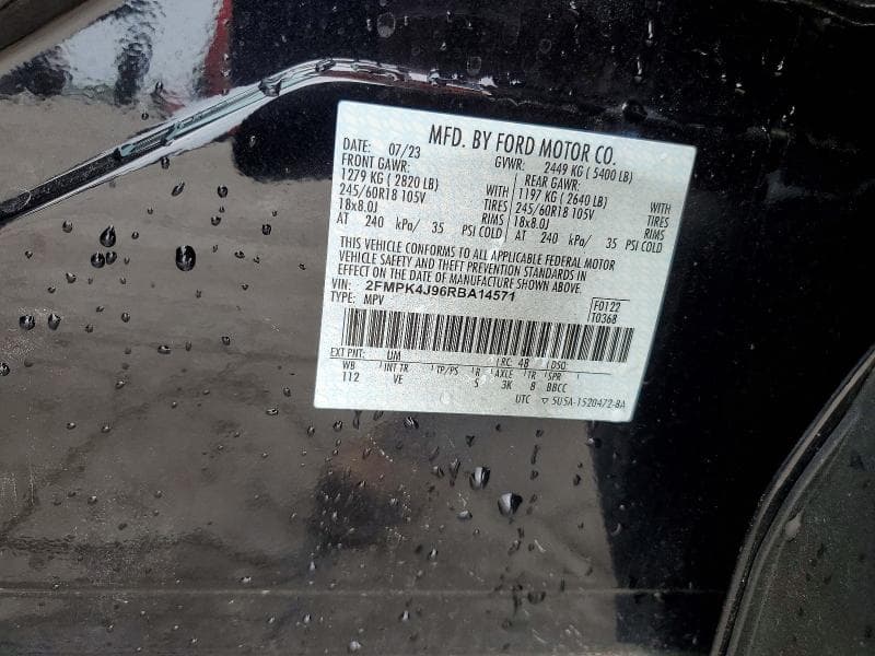 2024 FORD EDGE SEL 14