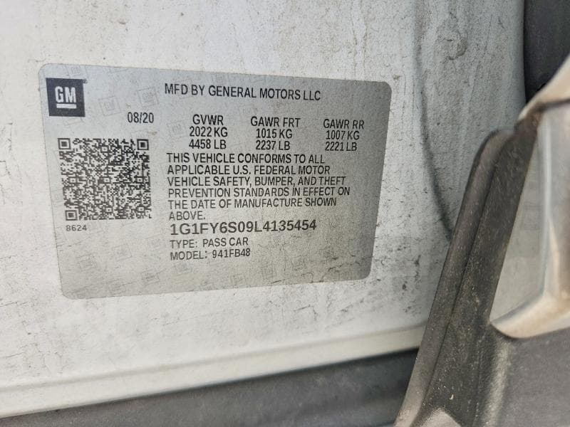 2020 CHEVROLET BOLT EV LT 12