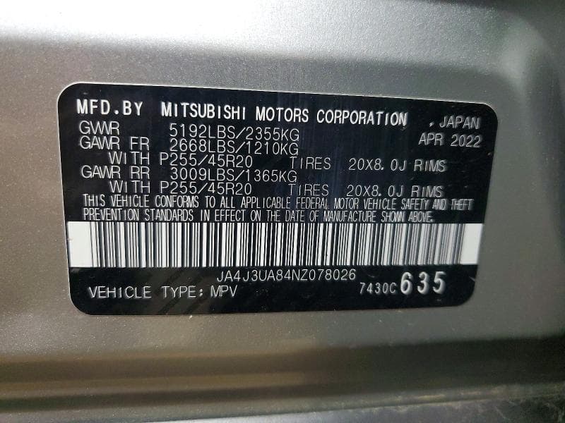 2022 MITSUBISHI OUTLANDER SE 13