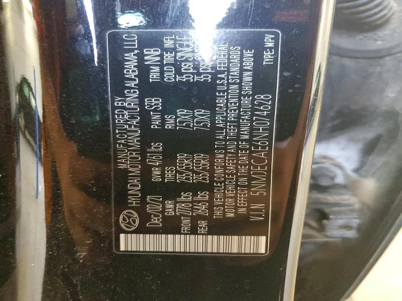 2022 HYUNDAI TUCSON LIMITED LIMITED 14
