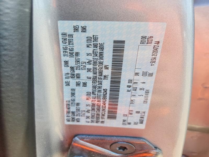 2017 FORD ESCAPE SE SE 13