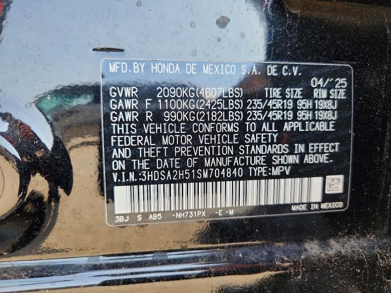 2025 ACURA ADX A-SPEC 14