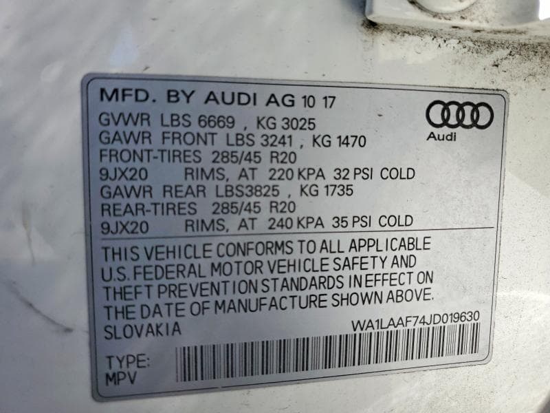 2018 AUDI Q7 PREMIUM PLUS 13