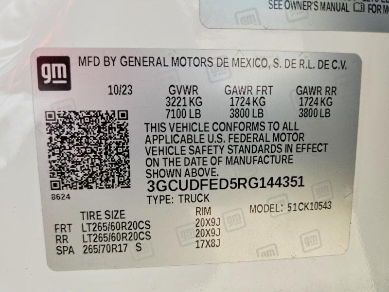2024 CHEVROLET SILVERADO K1500 LT TRAIL BOSS 13