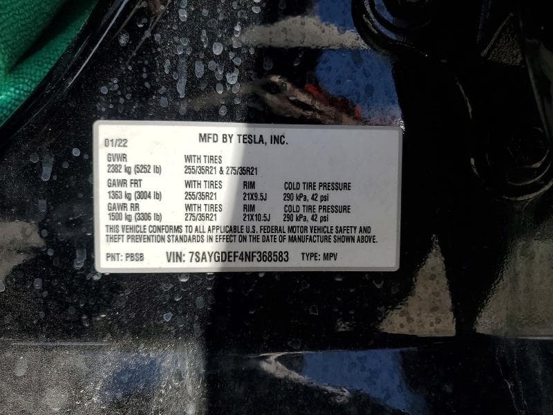 2022 TESLA MODEL Y 13