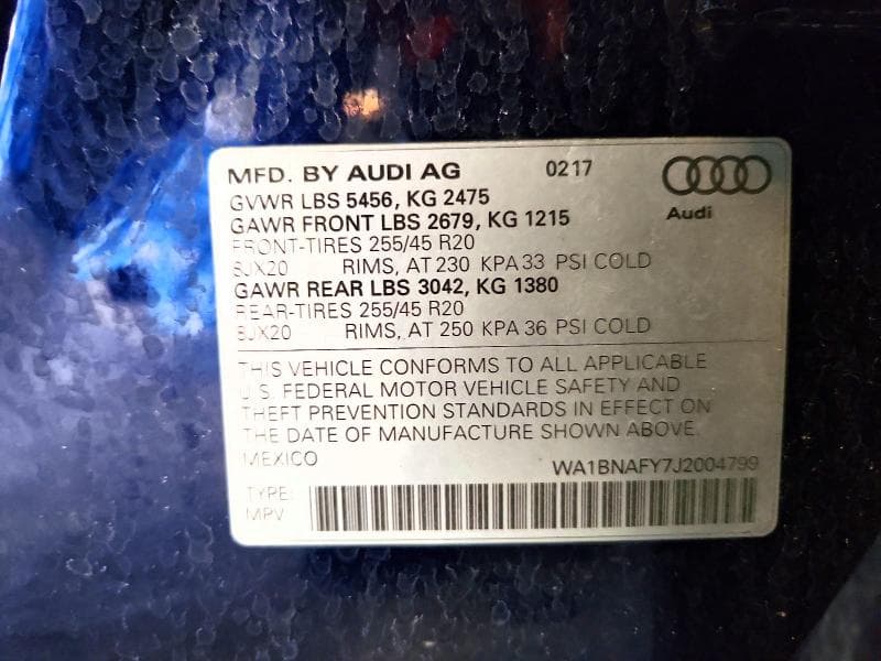 2018 AUDI Q5 PREMIUM PLUS 13