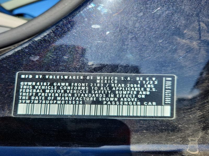 2023 VOLKSWAGEN JETTA SE 12
