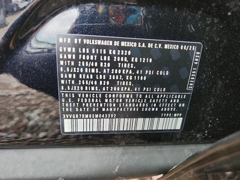 2025 VOLKSWAGEN TIGUAN SE R-LINE BLACK 14