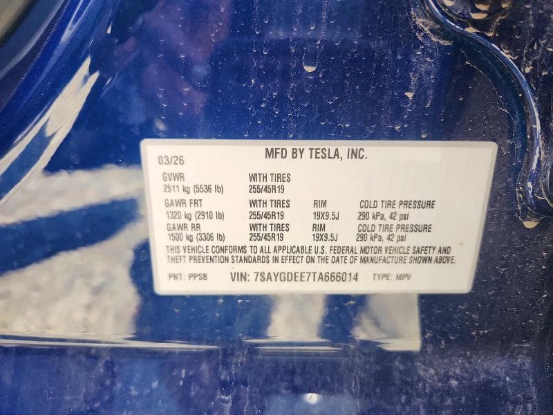 2026 TESLA MODEL Y 13