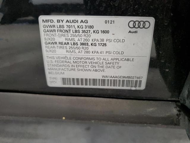 2021 AUDI E-TRON PREMIUM 13