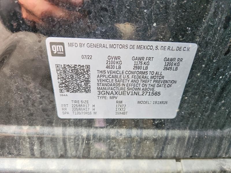 2022 CHEVROLET EQUINOX LT 13
