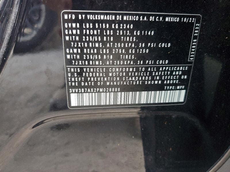 2023 VOLKSWAGEN TIGUAN SE 13