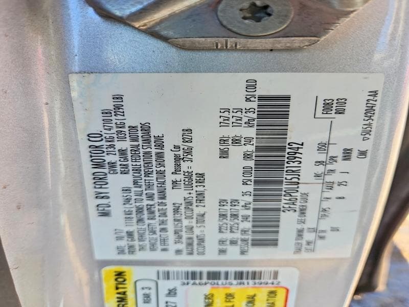 2018 FORD FUSION SE HYBRID SE HYBRID 12