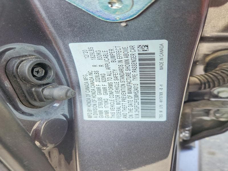 2021 HONDA CIVIC LX 12