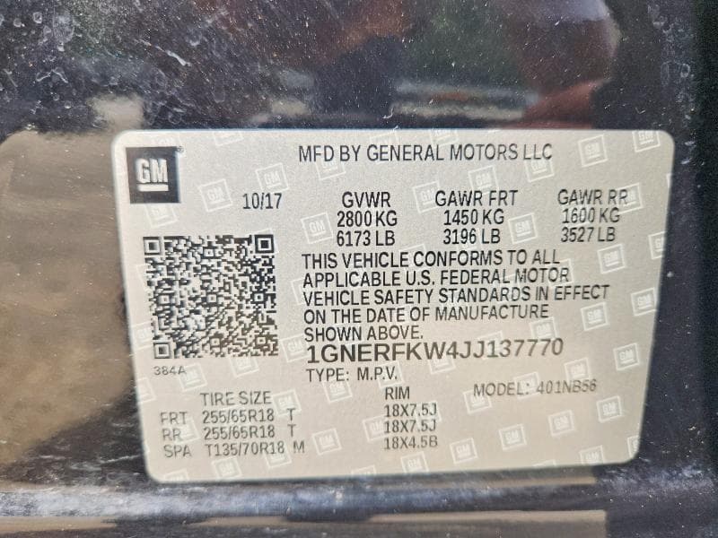 2018 CHEVROLET TRAVERSE LS 13
