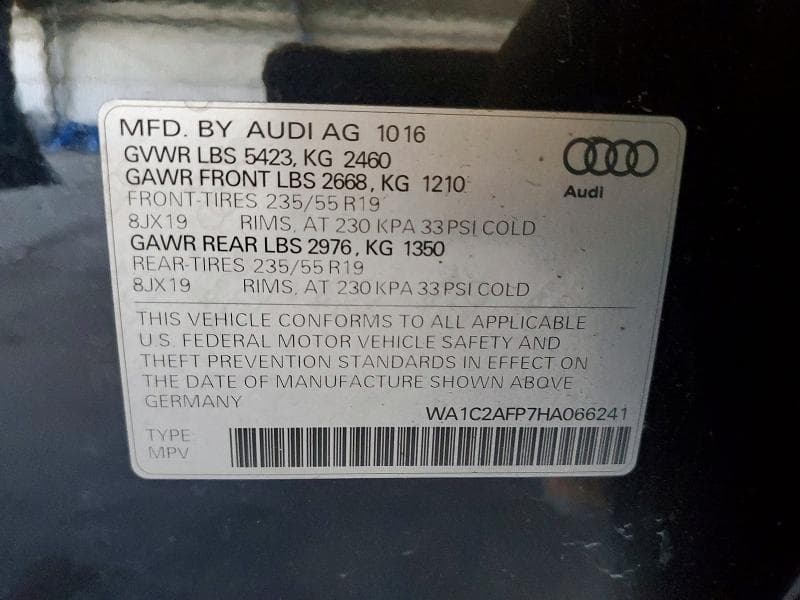2017 AUDI Q5 PREMIUM 14