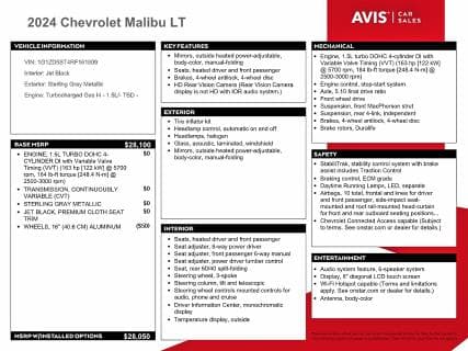2024 CHEVROLET MALIBU LT 12