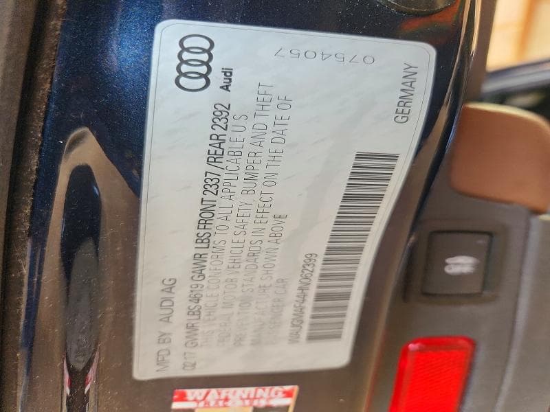 2017 AUDI A4 ULTRA PREMIUM 12