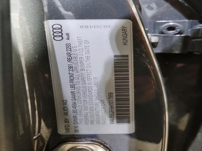 2017 AUDI A3 PREMIUM PREMIUM 13