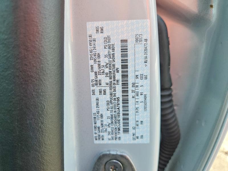 2025 FORD ESCAPE 13