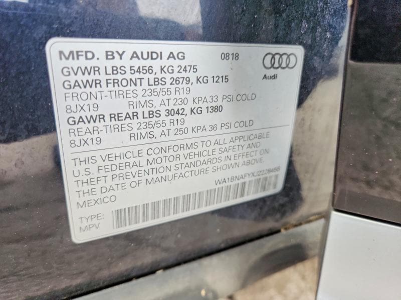 2018 AUDI Q5 PREMIUM PLUS 13