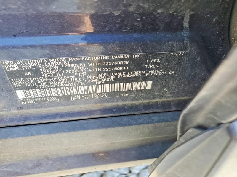 2021 TOYOTA RAV4 HYBRID XLE PREMIUM 14