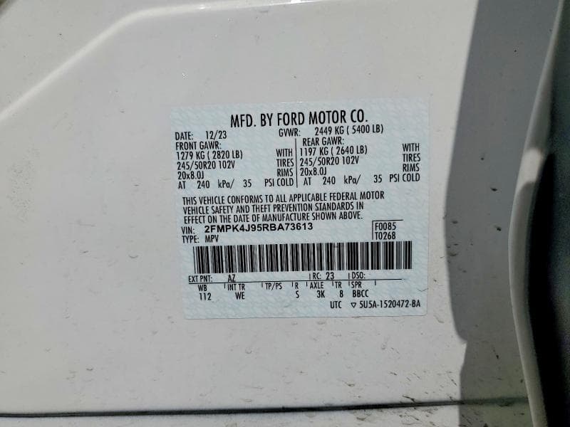 2024 FORD EDGE SEL 13