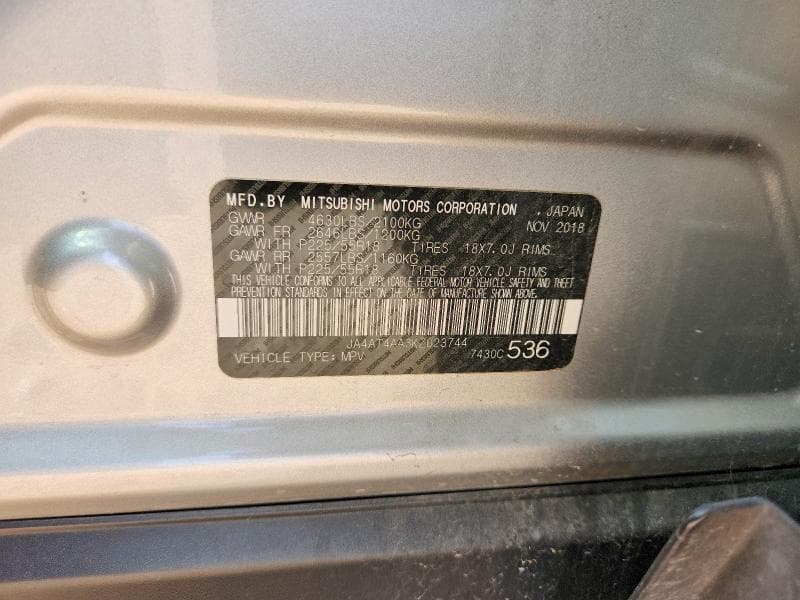 2019 MITSUBISHI ECLIPSE CROSS LE 12
