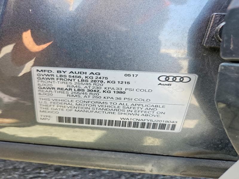 2018 AUDI Q5 PRESTIGE 13
