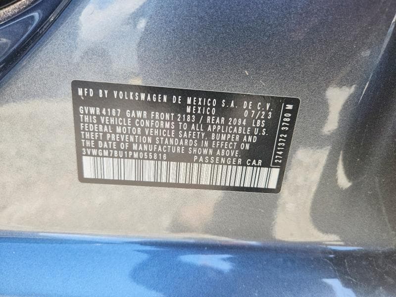 2023 VOLKSWAGEN JETTA SEL 12