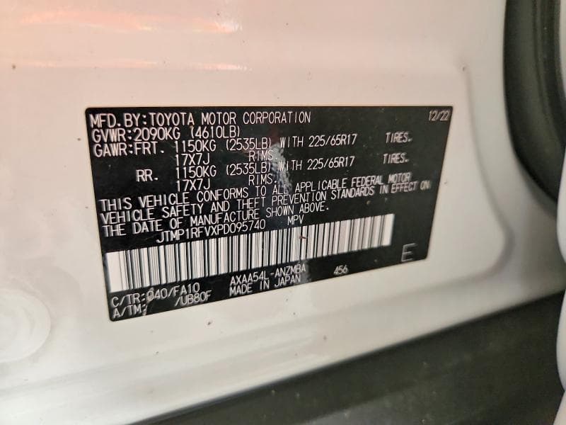 2023 TOYOTA RAV4 XLE XLE 12