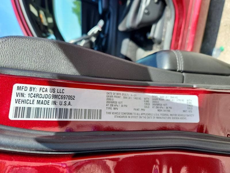 2021 DODGE DURANGO GT 14
