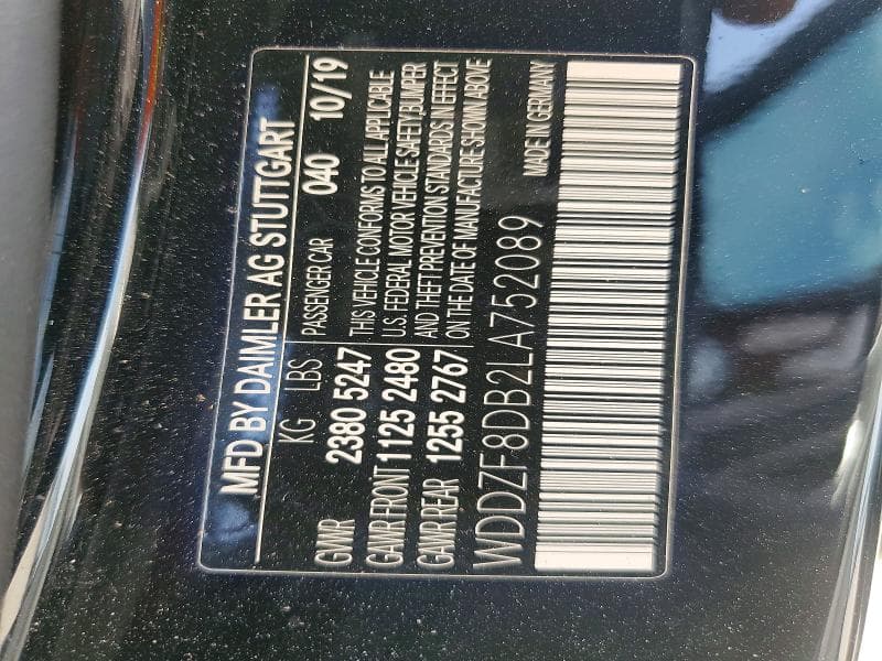 2020 MERCEDES-BENZ E 350 13