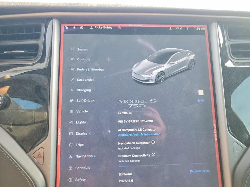 2018 TESLA MODEL S 9