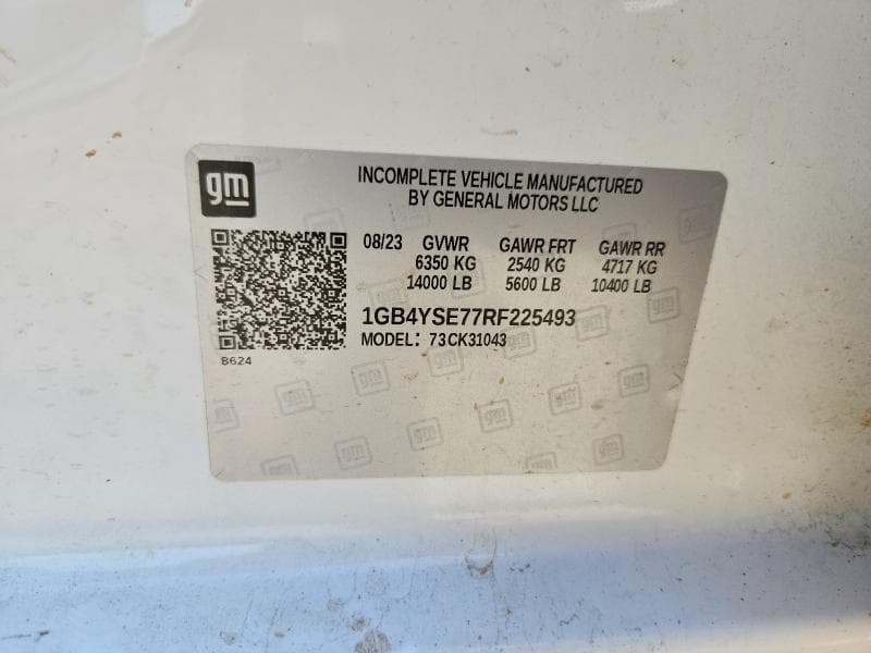 2024 CHEVROLET SILVERADO K3500 K3500 12