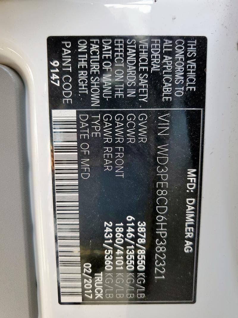 2019 MERCEDES-BENZ SPRINTER 2500 2500 14
