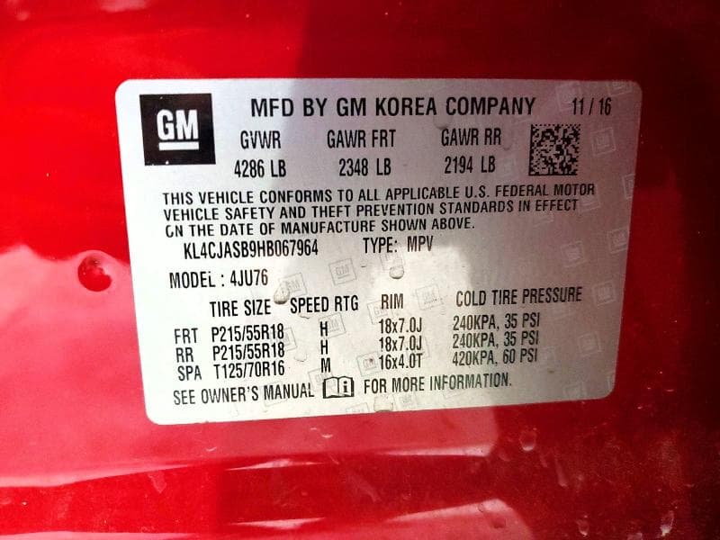 2017 BUICK ENCORE PREFERRED PREFERRED 12