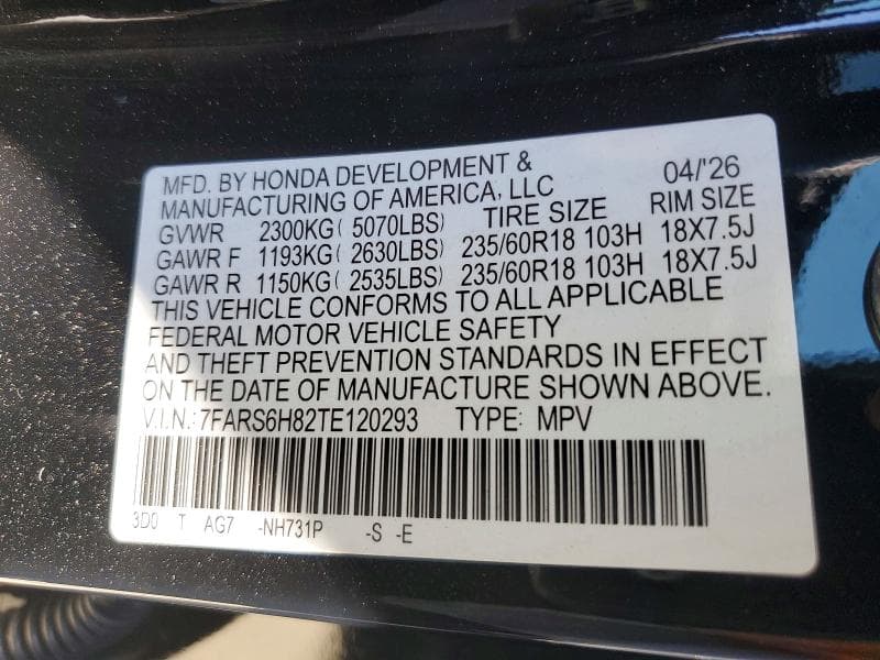 2026 HONDA CR-V SPORT-L 14