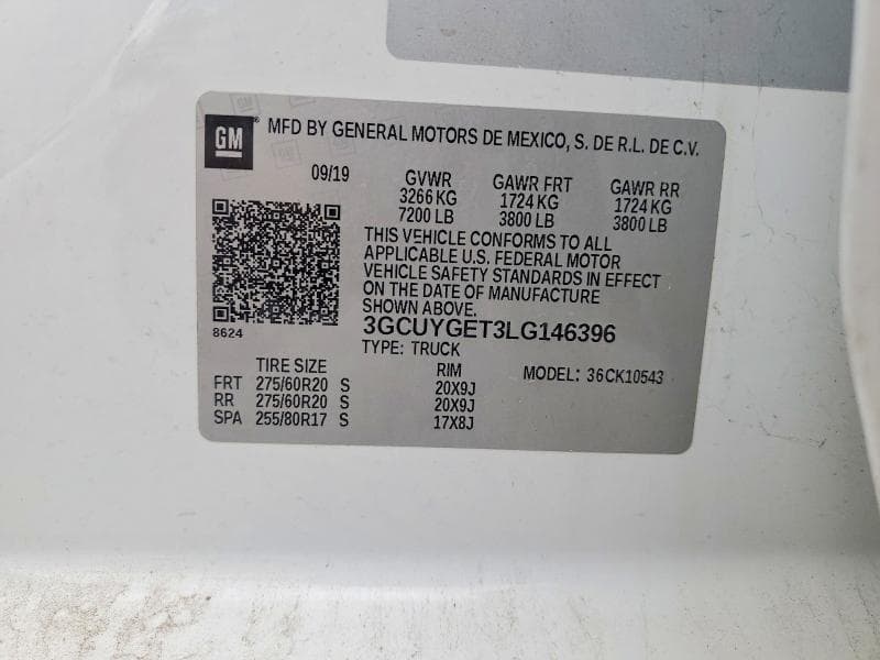 2020 CHEVROLET SILVERADO K1500 LTZ K1500 LTZ 13