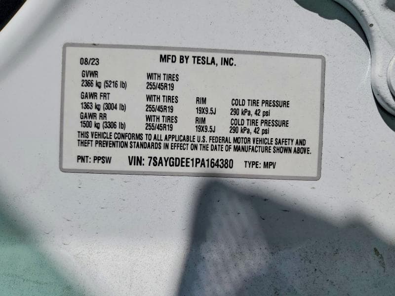 2023 TESLA MODEL Y 12