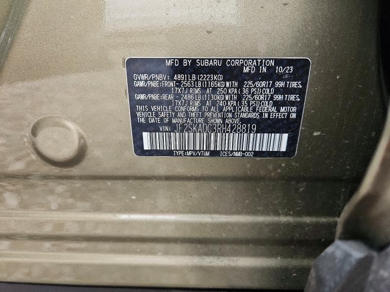 2024 SUBARU FORESTER PREMIUM 13