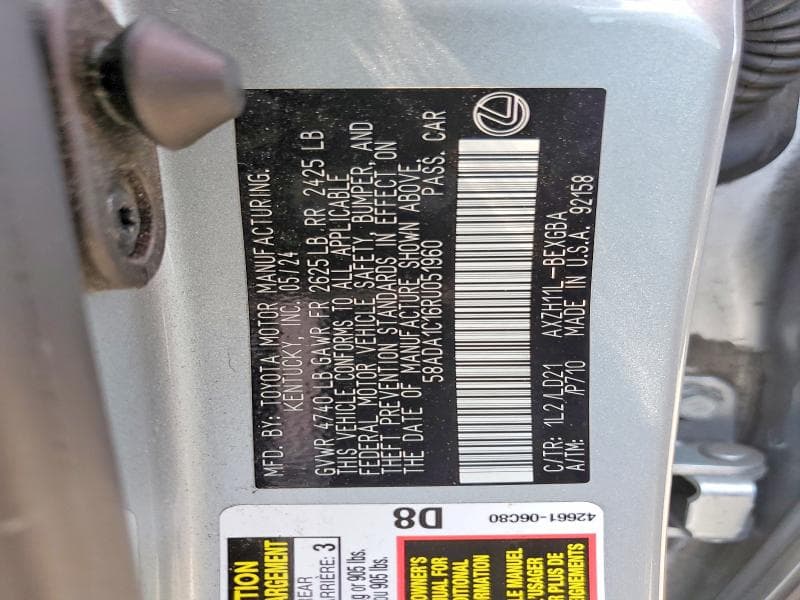 2024 LEXUS ES 300H BASE 13
