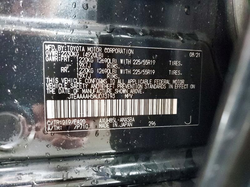 2021 TOYOTA VENZA LIMITED LIMITED 13