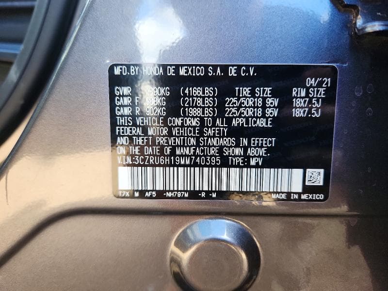 2021 HONDA HR-V SPORT SPORT 13