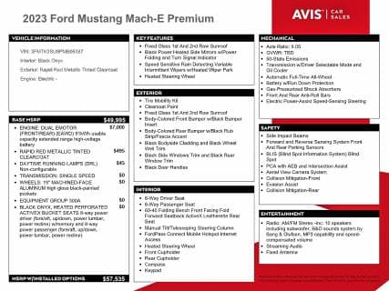 2023 FORD MUSTANG MACH-E PREMIUM 12