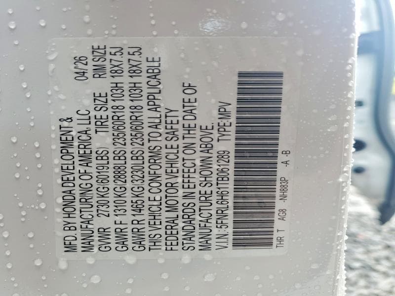 2026 HONDA ODYSSEY EXL 14