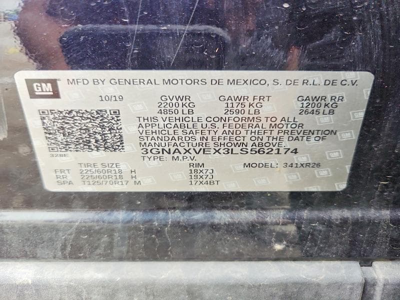 2020 CHEVROLET EQUINOX LT 13