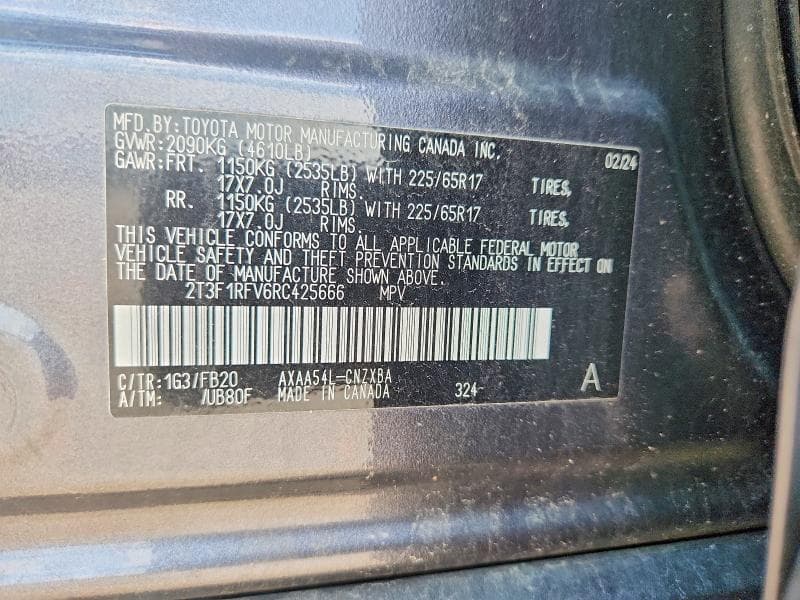 2024 TOYOTA RAV4 LE 13