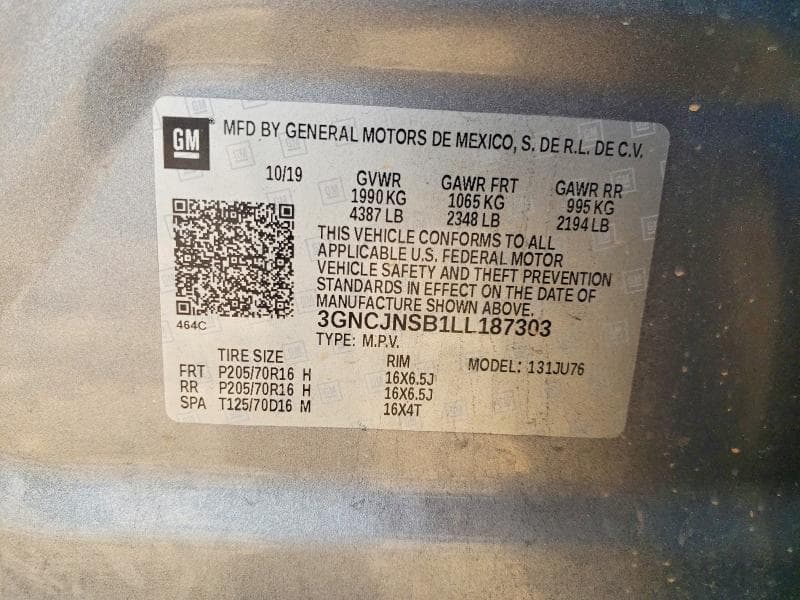 2020 CHEVROLET TRAX LS 13