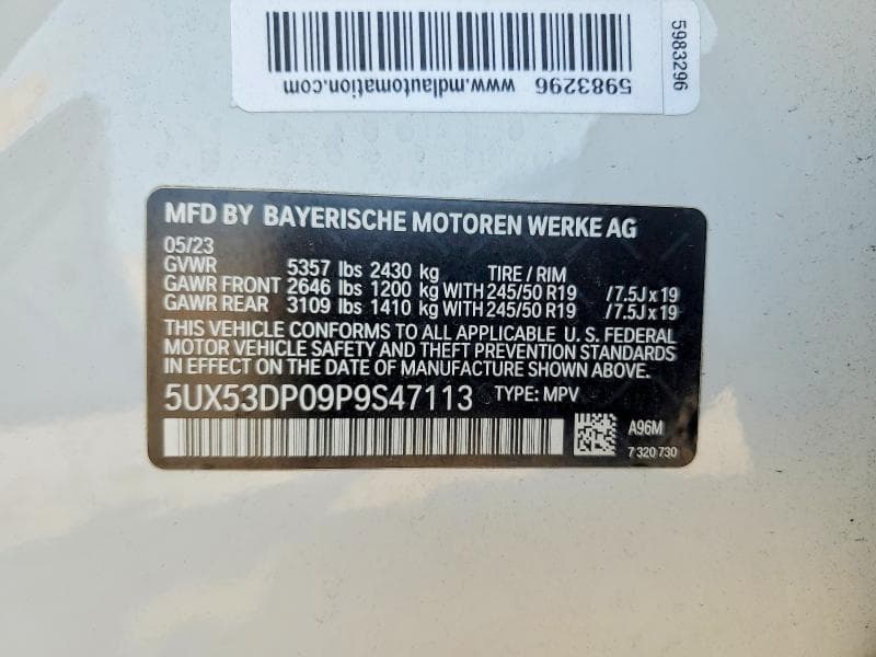 2023 BMW X3 XDRIVE30I 14